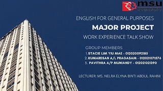 EGP Major Project Video Presentation