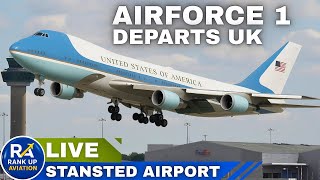 Download Lagu 🚨 LIVE: Air Force One Departs Stansted | President Trump Leaves UK with Support Aircraft MP3 Download Lagu 🚨 LIVE: Air Force One Departs Stansted | President Trump Leaves UK with Support Aircraft MP3