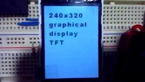 ILI9341 240x320 SPI TFT, Library for PIC18F