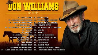 Top 40 Songs of Don Williams - Greatest 60s 70s 80s Country Music Hits