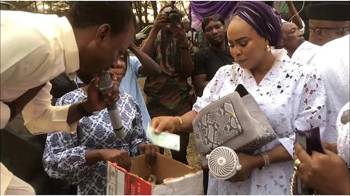 FAITHIA BALOGUNS’S GENEROSITY SHINES AT BIMBO THOMAS’S LATE MOTHER’S THANKSGIVING SERVICE