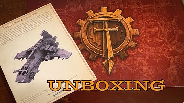 Unboxing the Forgeworld Resin Warhammer 40k Space Marine Thunderhawk Gunship.