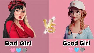 Bad   Girl VS Good  Girl || Bad Fashion VS Good Fashion