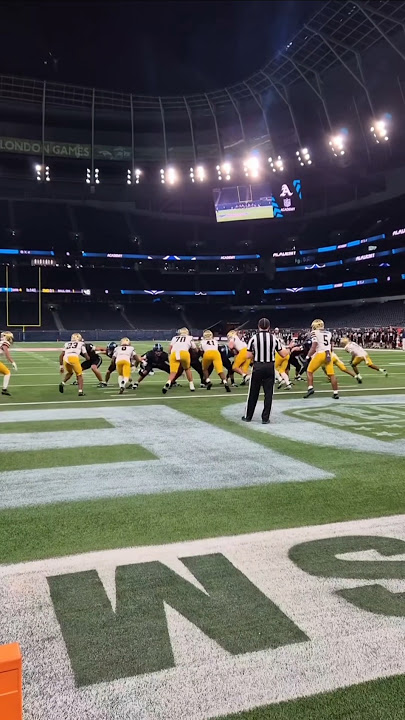 THE NFL ACADEMY PLAYERS AT THE TOTTENHAM HOTSPUR STADIUM