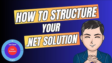 HOW TO STRUCTURE YOUR .NET SOLUTION with CLEAN ARCHITECTURE