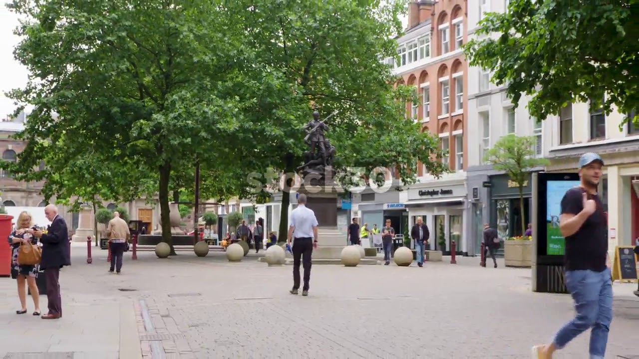 St.Ann's Square In Manchester, UK