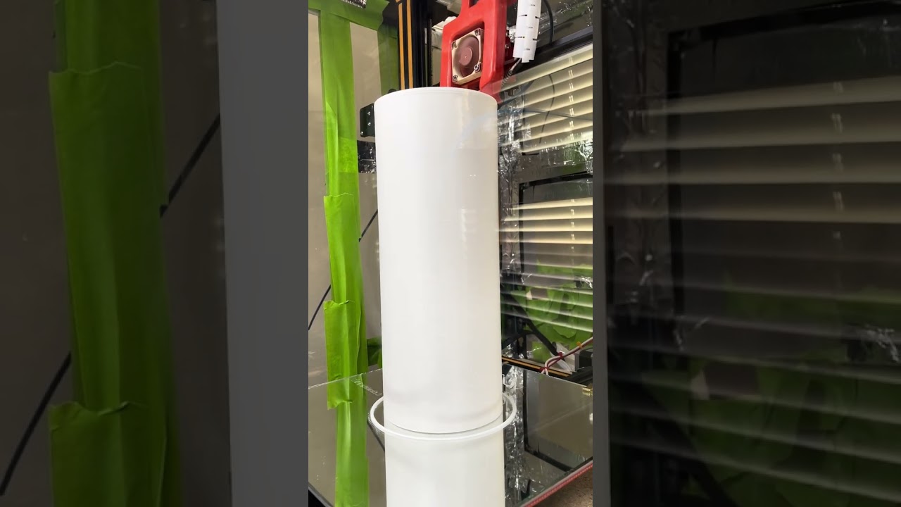 Custom 3D-Printed Modern Lampshade | White PLA Filament