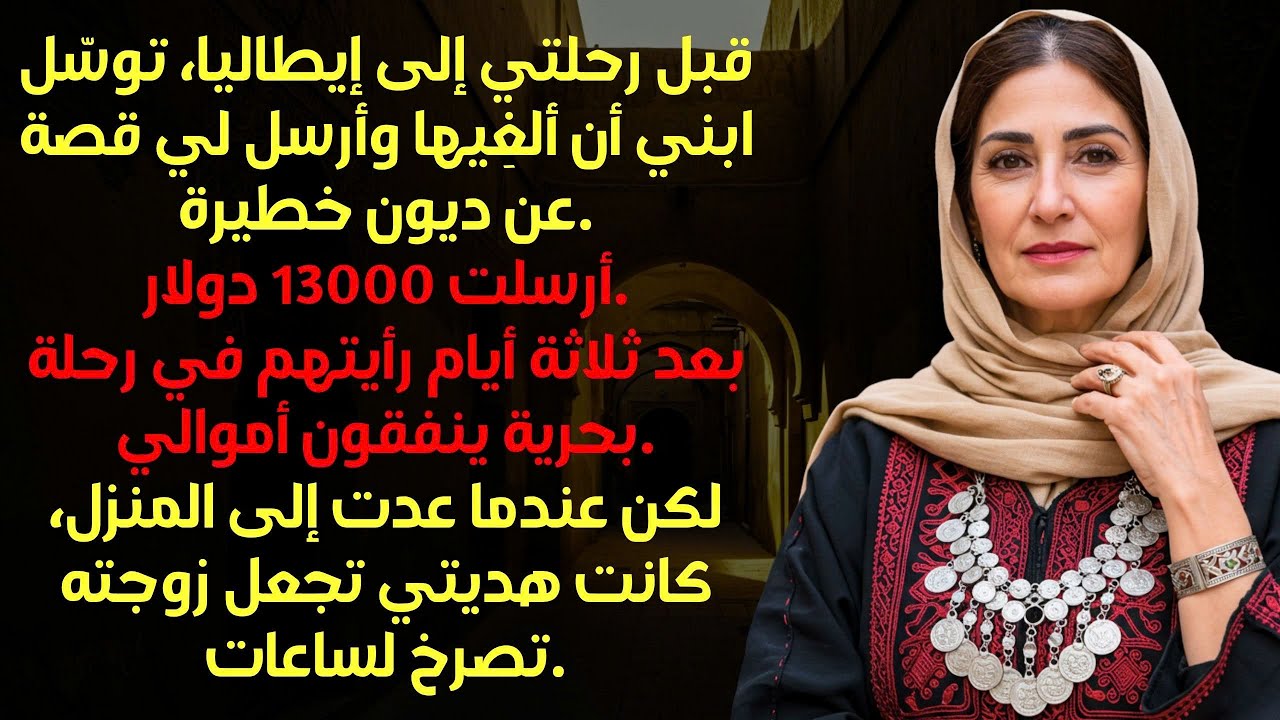 أعطيت ابني 13000 دولار لدفع فواتير زوجته لكني اكتشفت أنهم ذهبوا في رحلة بحرية من دوني