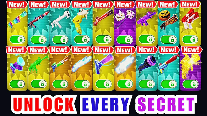 how to get every secret in 1v1 with every gun fortnite (NEW TUTORIAL) PART 4