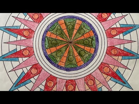 Time goes on mandala