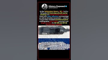 Why China Built a Fake US Carrier In The Middle of Nowhere 🏜👀