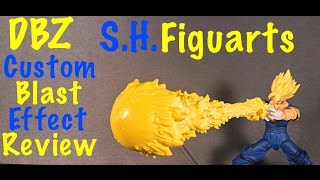 Dragon Ball Z Custom Blast Effect (Yellow) Accessory For SH Figuarts Action Figure
