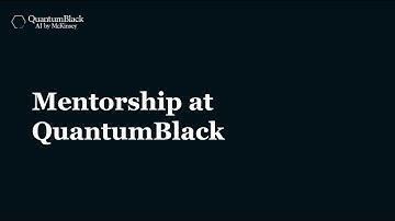Mentorship at QuantumBlack
