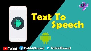 Android Text To Speech Voice