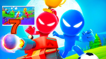 Stickman party- Gameplay part 7 Tournament Mode 1 2 3 4 Players Free Random MiniGames Update