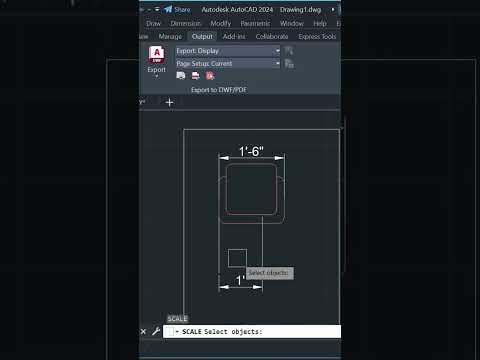 Scale command Autocad