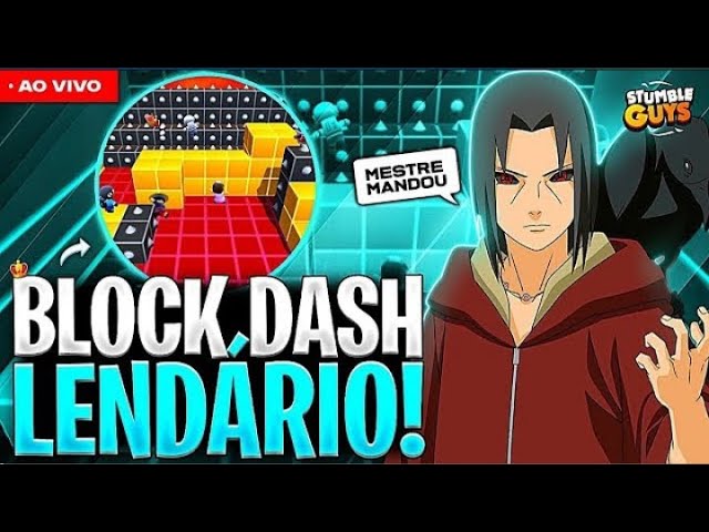 🔴 STUMBLE GUYS AO VIVO 🔥 BLOCK DASH LENDÁRIO 🔥 JOGANDO COM INSCRITOS! 💫  