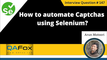 How to automate Captchas using Selenium (Selenium Interview Question #147)