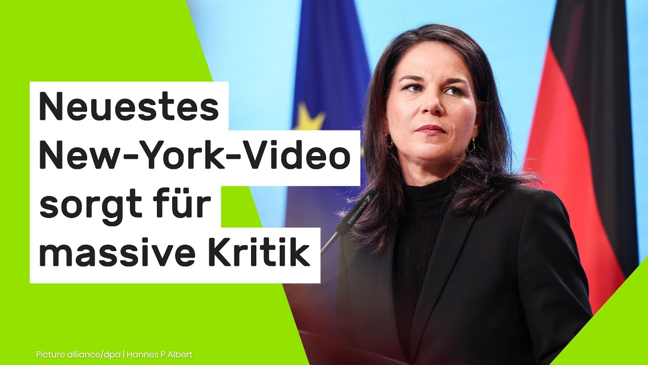 Annalena Baerbock: Neuestes New-York-Video sorgt für massive Kritik
