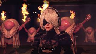 Nier Automata - Gameplay Walkthrough Part 13 - Become As Gods (Full Game) Pc