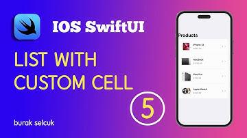 SWIFTUI -5 List with Custom Cell & Passing Data