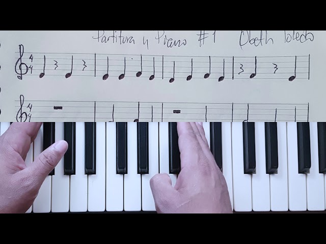 Partitura y Piano #1 - Obeth Toledo 