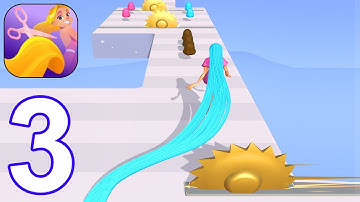 Hair Challenge - Gameplay Part 3 All Levels 11-15 Walkthrough (Android, iOS)