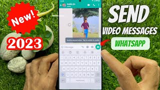 How to Send Video Messages on WhatsApp (2023) | WhatsApp New Update 2023 | Video Messages Resimi