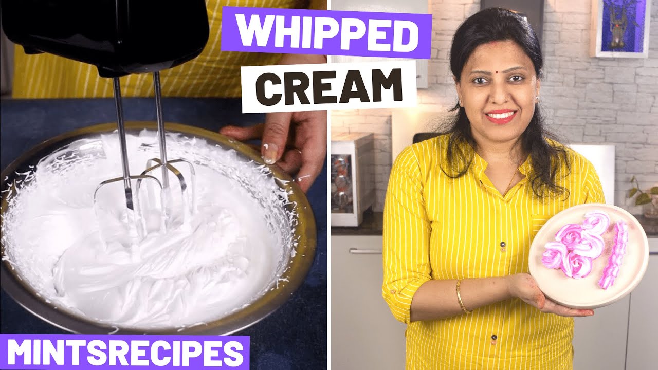 Secret of Making Whipping cream | Whipping क्रीम कैसे बनाये | how to make whipping cream at home | MintsRecipes