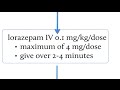 "Status Epilepticus Algorithm" by Sally Vitali, MD for OPENPediatrics