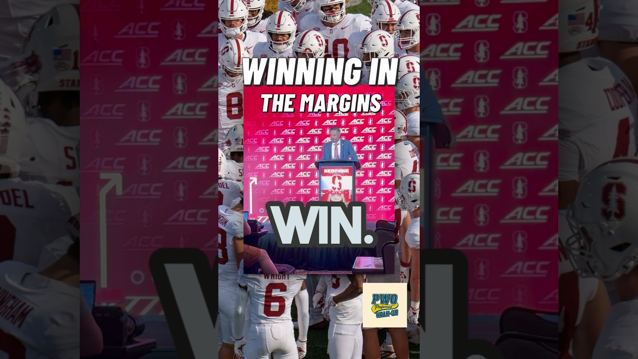 Winning in the Margins key for Stanford football #cfb #collegefootball