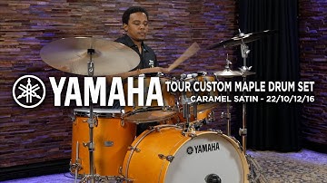 Yamaha Tour Custom Maple Drum Set 22/10/12/16 - Caramel Satin (TMP2F4CRS)