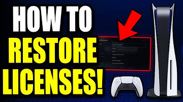 How To Restore Licenses On PS5! PS5 "Can