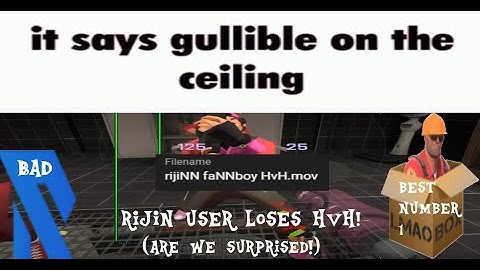 [TF2/LMAOBOX] RijiN USER LOSES 2 LBOX (SUPERIOR CHEAT) + MyCustomFolderDrop! 😱