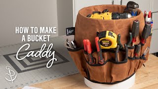 How to Make a Bucket Caddy Tool Organizer