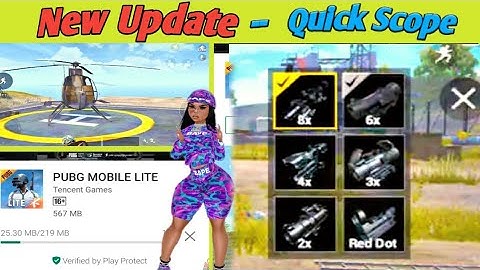 Pubg mobile lite New update 0.17.0 | Quick Scope enable |  Pubg mobile lite New mode