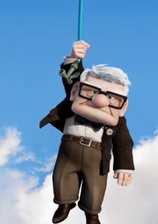 Carl Falls from the Sky! 🌤️ | Funny Scene from UP