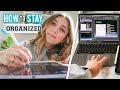 How to Stay Organized (Online Classes) | College Edition