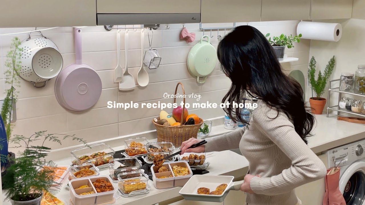 Простые рецепты домаㅣЖить одному и готовитьㅣ10 рецептов домашней кухниㅣРецепты для микроволновки