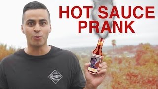 Hot Sauce Challenge (Prank) - David Lopez