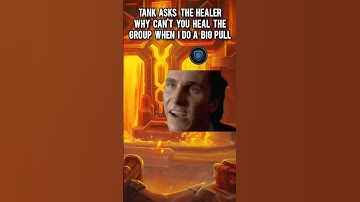 Tank vraagt ​​de genezer waarom je de groep niet kunt genezen #wow #worldofwarcraft #warcraft