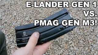 Israeli E-Lander Gen 1 Vs. PMAG Gen M3! 30rd AR15 Magazine Comparison Israeli E-Lander Gen 1 Vs. PMAG Gen M3! 30rd AR15 Magazine Comparison