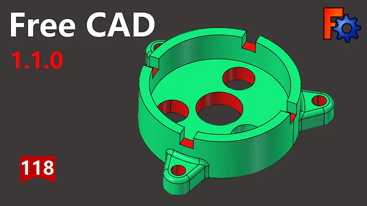 FreeCAD 1.1.0 Tutorial for beginners,basic model exercise-118