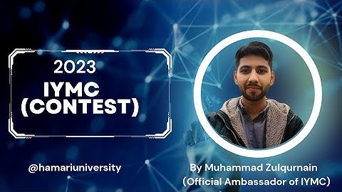 IYMC (International Youth Math Challenge)#hamariuniversity #mathematics #contest #competition #iymc