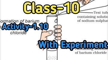 Activity-1.10 with experiment | Class-10 || Chapter-1 @Explore Chemistry  Hemant Sir