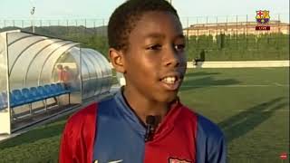 Barca Short Video about Adama Traoré Time in La Masia 💙❤️