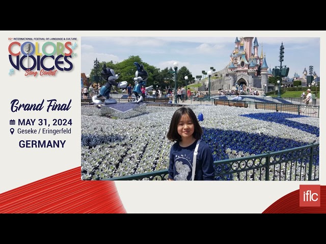 Yunseo - “Colors of Voices” Contestant - SOUTH KOREA - 2024