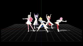 [MMD] Ego Rock (mirrored dance practice ver.) - Wonderlands x Showtime