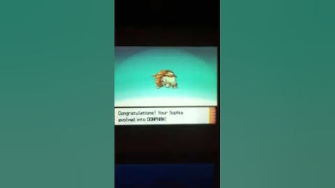 Shiny Phanpy Evolving!!