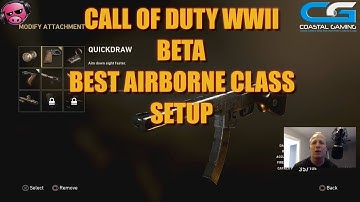 BEST AIRBORNE CLASS SETUP - COD WWII - SUB MACHINE GUN - BETA